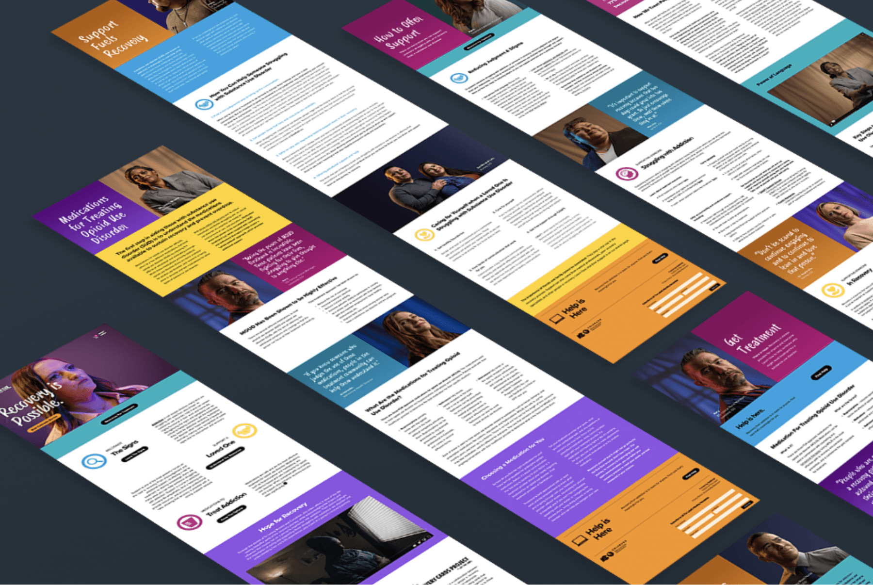 Solutions - A featured project image showcasing the section details, design elements, and visual highlights.